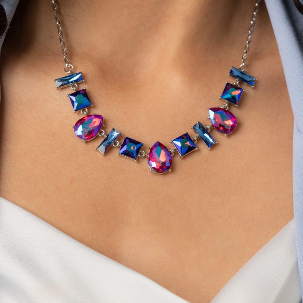 Interstellar Ice - Pink Necklace